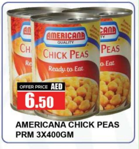 AMERICANA Chick Peas available at Quick Supermarket in UAE - Dubai