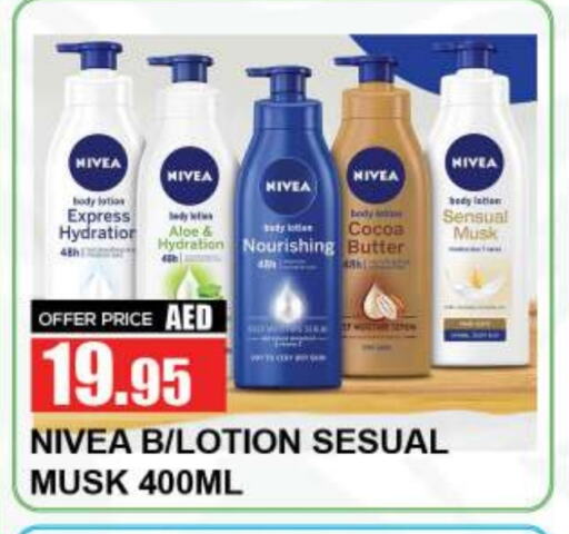 Nivea Body Lotion & Cream available at Quick Supermarket in UAE - Dubai