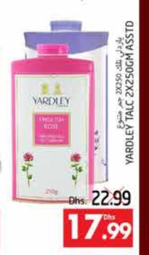 YARDLEY Talcum Powder available at PASONS GROUP in UAE - Al Ain