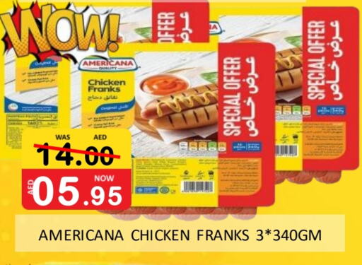 AMERICANA Chicken Franks available at ROYAL GULF HYPERMARKET LLC in UAE - Abu Dhabi