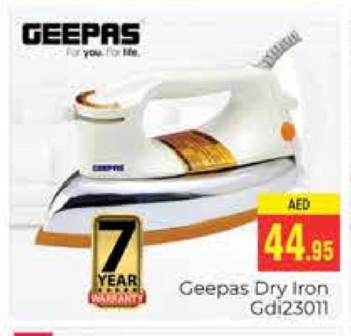 GEEPAS Ironbox available at PASONS GROUP in UAE - Dubai