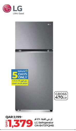 LG Refrigerator available at LuLu Hypermarket in Qatar - Al Wakra