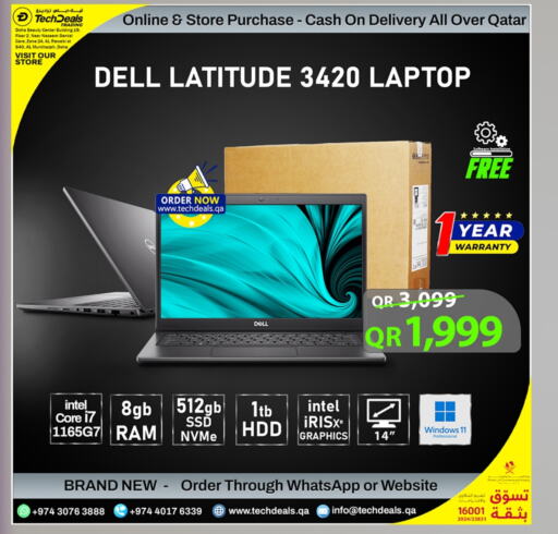 DELL Laptop available at Tech Deals Trading in Qatar - Al-Shahaniya