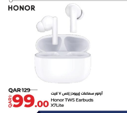 HONOR Earphone available at LuLu Hypermarket in Qatar - Al Khor