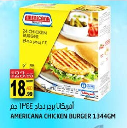 AMERICANA Chicken Burger available at Hashim Hypermarket in UAE - Sharjah / Ajman