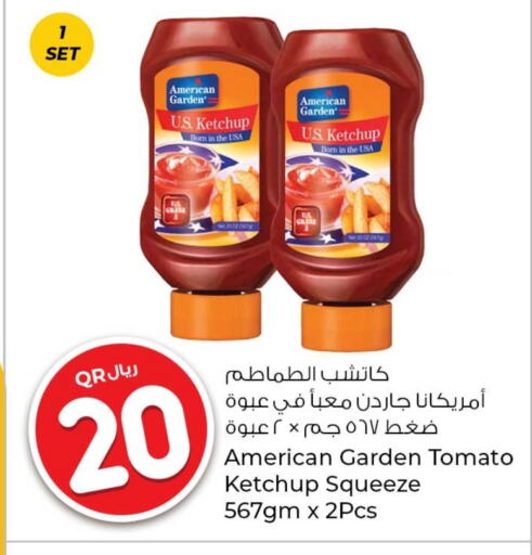 AMERICAN GARDEN Tomato Ketchup available at Rawabi Hypermarkets in Qatar - Umm Salal