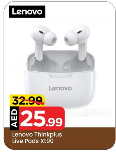 LENOVO Earphone available at Mark & Save Value Retail in UAE - Dubai