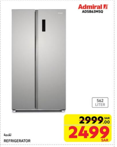 ADMIRAL Refrigerator available at Carrefour in KSA, Saudi Arabia, Saudi - Medina