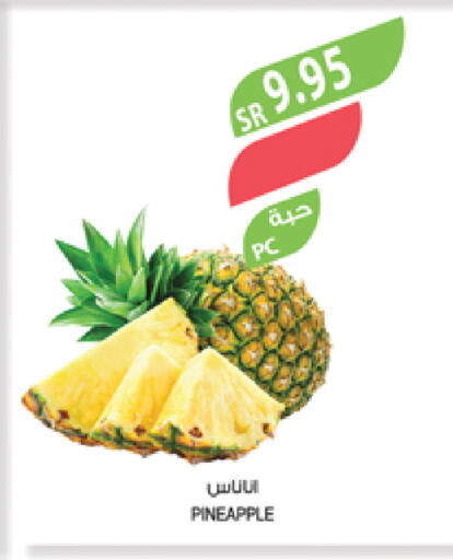 Pineapple available at Farm  in KSA, Saudi Arabia, Saudi - Najran