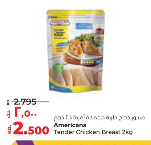 AMERICANA Chicken Breast available at Lulu Hypermarket  in Kuwait - Kuwait City