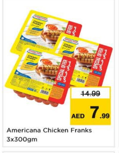 AMERICANA Chicken Franks available at Nesto Hypermarket in UAE - Dubai