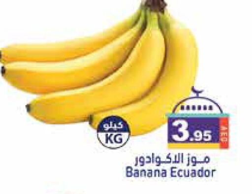 Banana from Ecuador available at Aswaq Ramez in UAE - Sharjah / Ajman