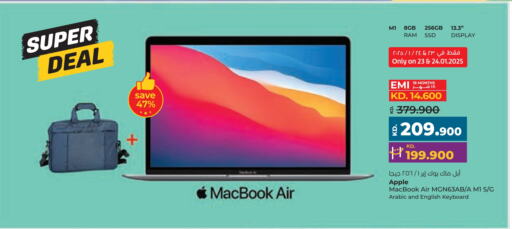 APPLE Laptop available at Lulu Hypermarket  in Kuwait - Ahmadi Governorate