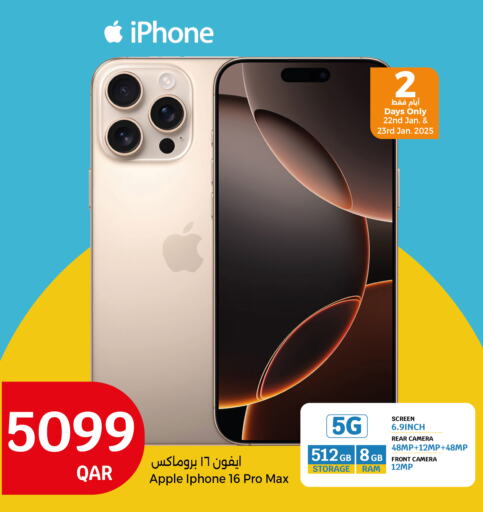 APPLE iPhone 16 available at City Hypermarket in Qatar - Al Shamal