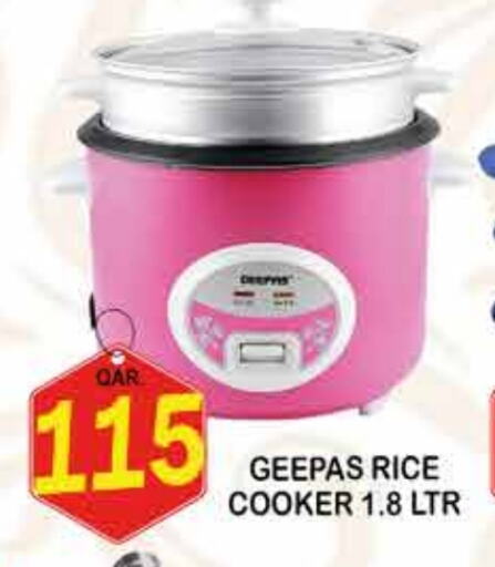 GEEPAS Rice Cooker available at Dubai Shopping Center in Qatar - Doha