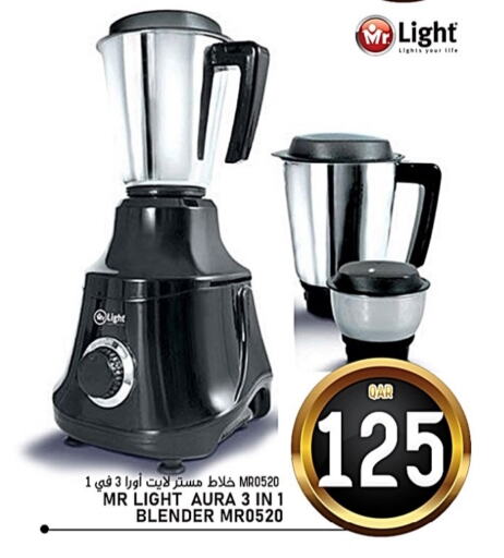 MR. LIGHT Mixer / Grinder available at Passion Hypermarket in Qatar - Umm Salal