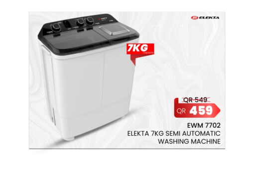 ELEKTA Washing Machine available at Bin Saif Electronics  in Qatar - Al-Shahaniya