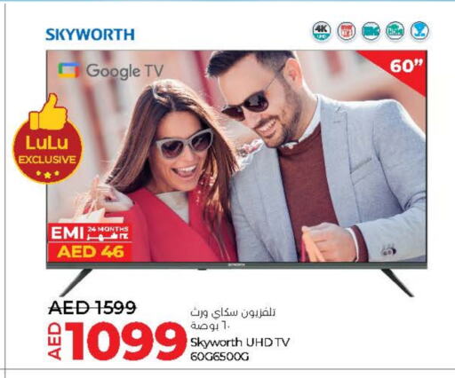 SKYWORTH Smart TV available at Lulu Hypermarket in UAE - Sharjah / Ajman