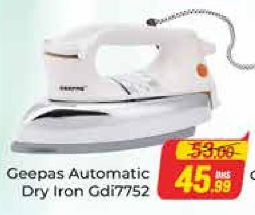 GEEPAS Ironbox available at Azhar Al Madina Hypermarket in UAE - Abu Dhabi