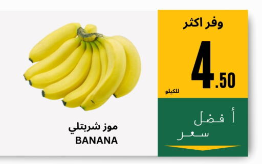 Banana available at Al Basma Al Khalida Markets in KSA, Saudi Arabia, Saudi - Khamis Mushait