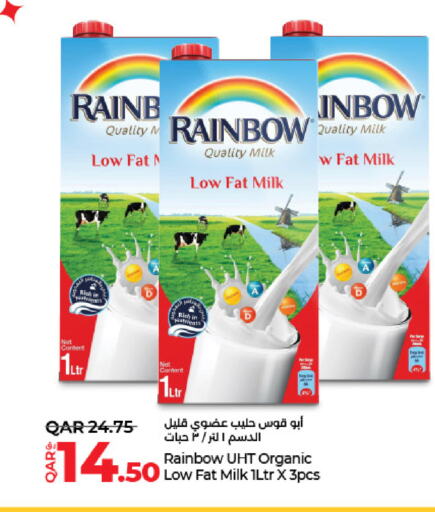 RAINBOW Long Life / UHT Milk available at LuLu Hypermarket in Qatar - Al Wakra