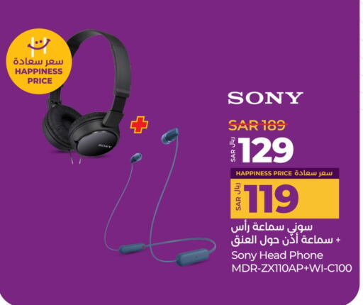 SONY Earphone available at LULU Hypermarket in KSA, Saudi Arabia, Saudi - Tabuk