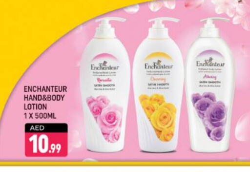 Enchanteur Body Lotion & Cream available at Shaklan  in UAE - Dubai