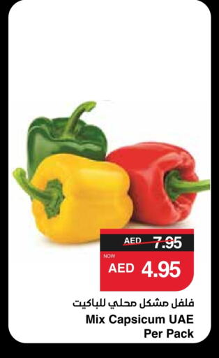 Chilli / Capsicum available at SPAR Hyper Market  in UAE - Al Ain