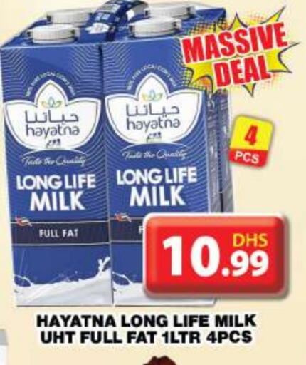 HAYATNA Long Life / UHT Milk available at Grand Hyper Market in UAE - Dubai