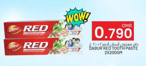 DABUR RED Toothpaste available at KM Trading  in Oman - Salalah