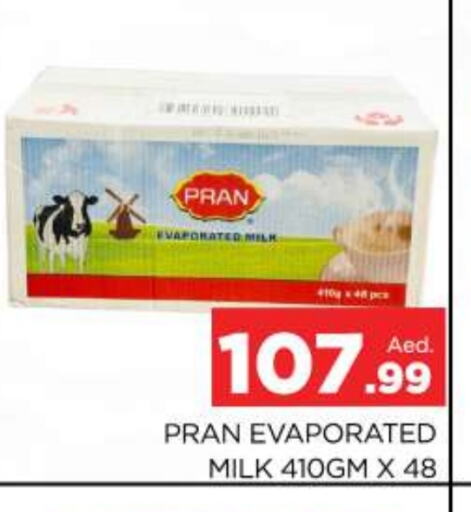 PRAN Evaporated Milk available at AL MADINA (Dubai) in UAE - Dubai