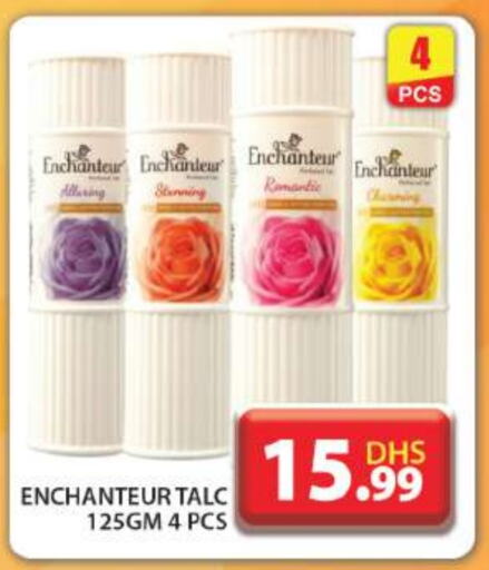 Enchanteur Talcum Powder available at Grand Hyper Market in UAE - Dubai