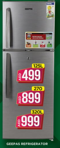 GEEPAS Refrigerator available at Ainas Al madina hypermarket in UAE - Sharjah / Ajman