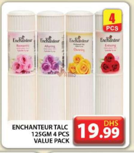 Enchanteur Talcum Powder available at Grand Hyper Market in UAE - Dubai