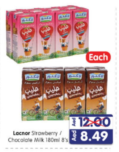 LACNOR Flavoured Milk available at Al Madina Hypermarket in UAE - Abu Dhabi