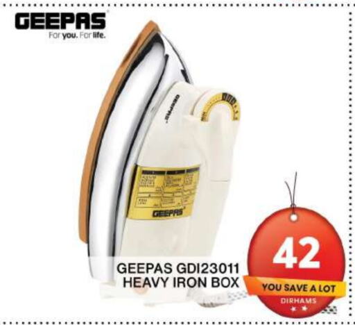 GEEPAS Ironbox available at Grand Hyper Market in UAE - Dubai