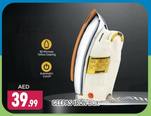 GEEPAS Ironbox available at Shaklan  in UAE - Dubai