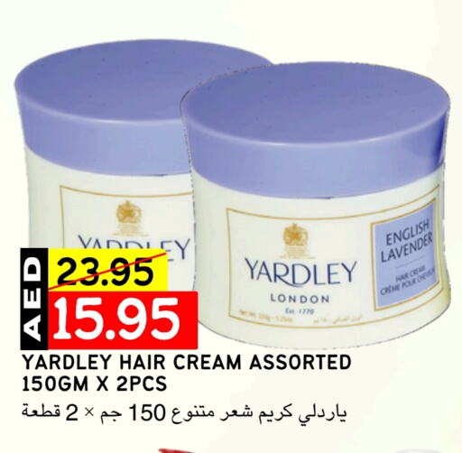 YARDLEY Hair Cream available at Select Market in UAE - Abu Dhabi