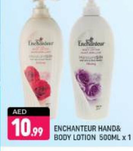 Enchanteur Body Lotion & Cream available at Shaklan  in UAE - Dubai