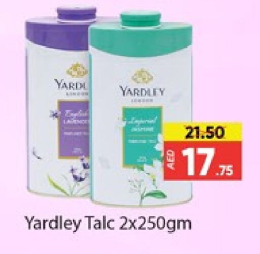 YARDLEY Talcum Powder available at Al Madina  in UAE - Dubai