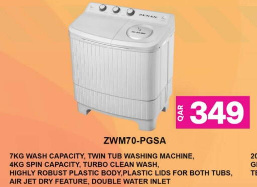 ZENAN Washing Machine available at Ansar Gallery in Qatar - Doha