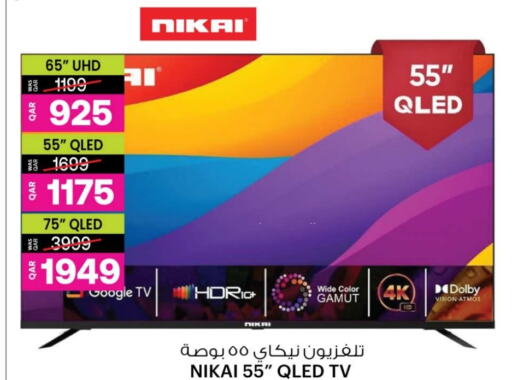 NIKAI QLED TV available at Ansar Gallery in Qatar - Doha