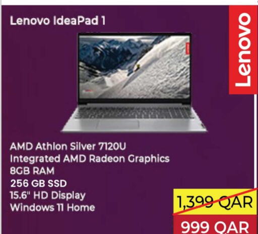 LENOVO Laptop available at Ansar Gallery in Qatar - Al Wakra