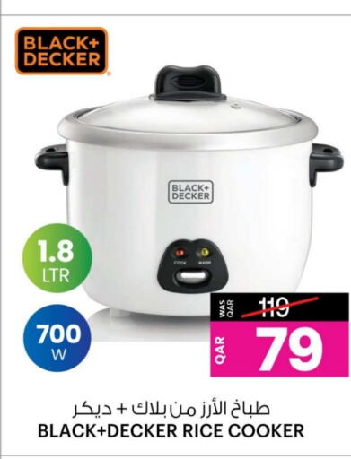 BLACK+DECKER Rice Cooker available at Ansar Gallery in Qatar - Doha