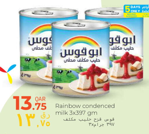 RAINBOW Condensed Milk available at Regency Group in Qatar - Doha