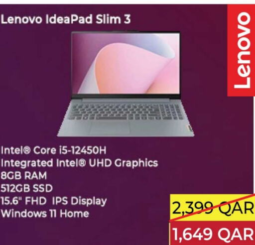 LENOVO Laptop available at Ansar Gallery in Qatar - Al Wakra