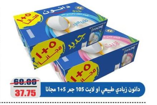 DANONE Yoghurt available at El Menshawy Markets in Egypt - Cairo