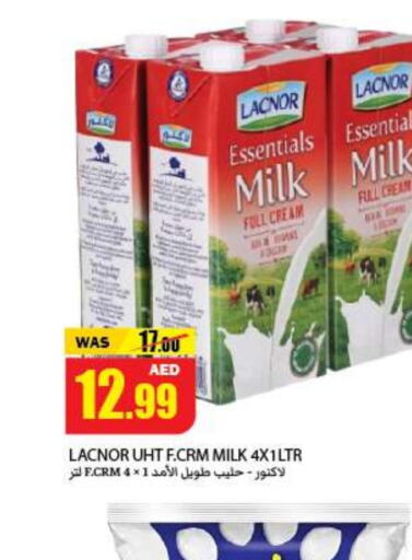 LACNOR Long Life / UHT Milk available at Rawabi Market Ajman in UAE - Sharjah / Ajman