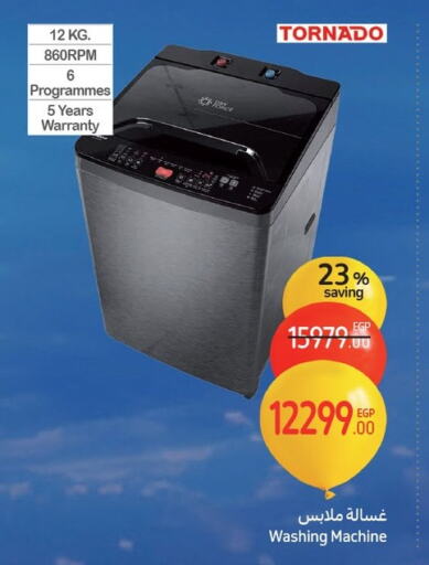 TORNADO Washing Machine available at Carrefour  in Egypt - Cairo