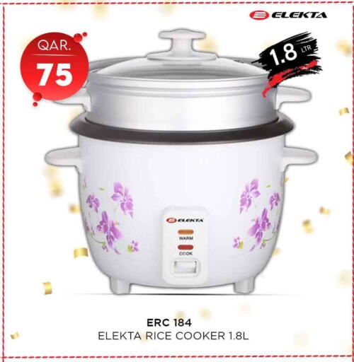 ELEKTA Rice Cooker available at Safari Hypermarket in Qatar - Al Khor